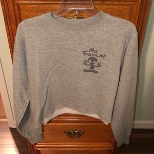 Brandy Melville cropped sweatshirt